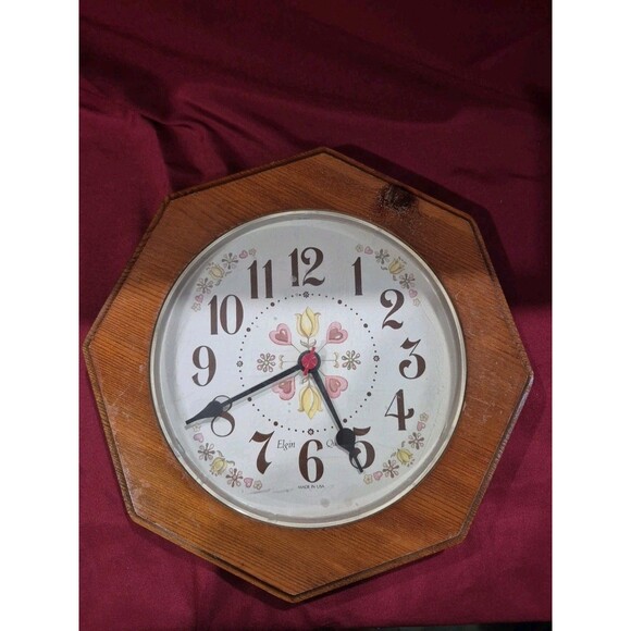 Vintage Elgin Kitchen Clock - Picture 1 of 1